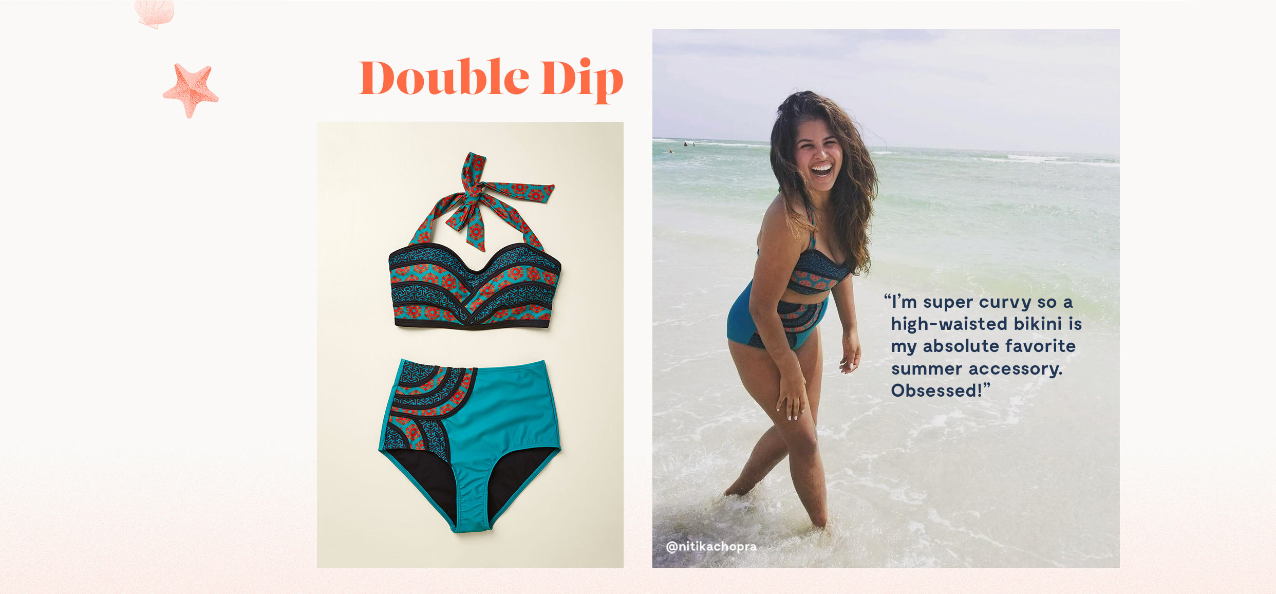 ModCloth Swim 2018 Campaign landing page screenshot