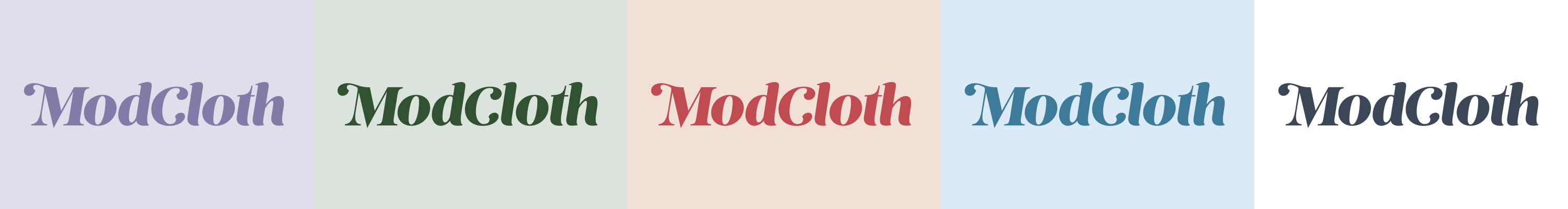 ModCloth Against the Current Color Palette