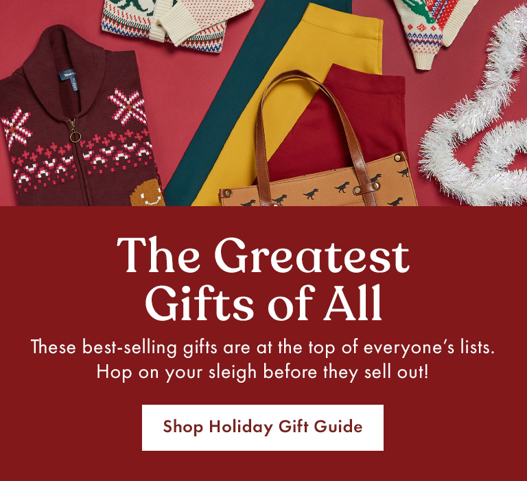ModCloth Holiday Gift Guide category banner